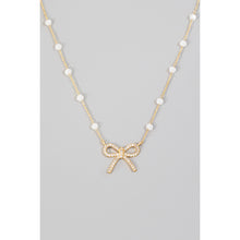 Ribbon Bow Necklace