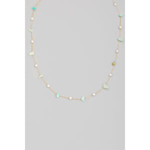 Sally Stone Pearl Necklace