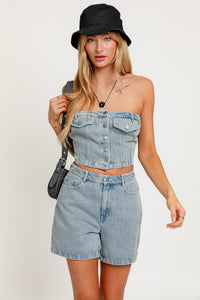 Dory Denim Top