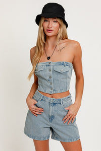 Dory Denim Top