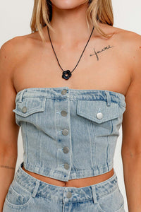 Dory Denim Top