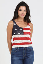 American Flag Knit Tank
