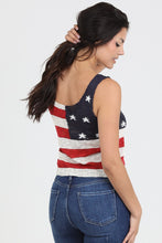 American Flag Knit Tank