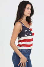 American Flag Knit Tank