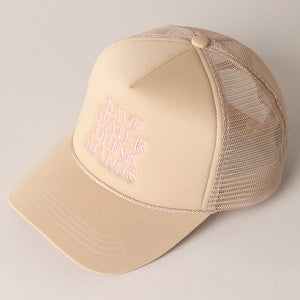 Drink Margs Hat-Beige