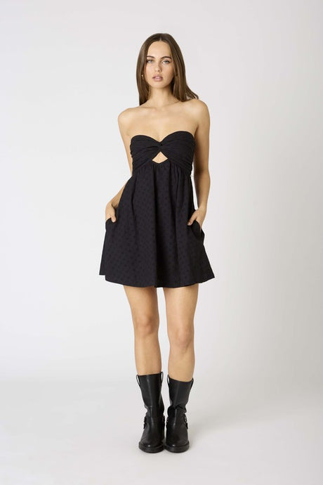 Andrea Mini Dress-Black