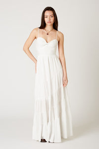 Jules Maxi Dress-White
