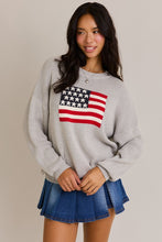 Grey Flag Sweater