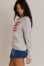 Grey Flag Sweater