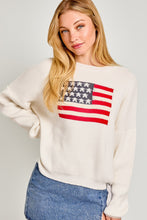 Oversized Flag Sweater