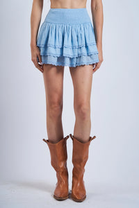 Heather Skirt-Blue