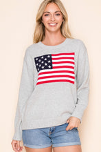 Grey Flag Sweater