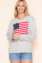 Grey Flag Sweater