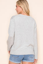 Grey Flag Sweater