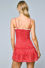 Milly Polka Dot Dress-Red