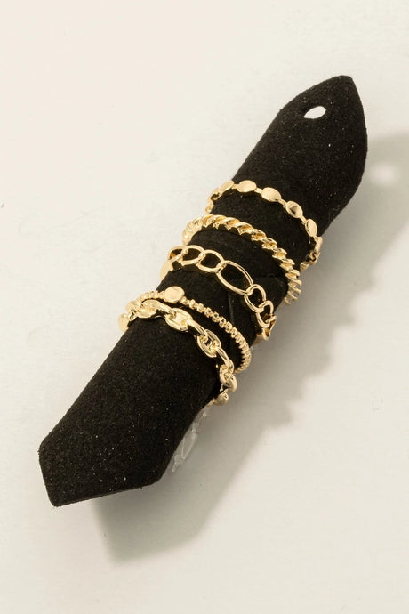 Sarah Ring Set-Gold