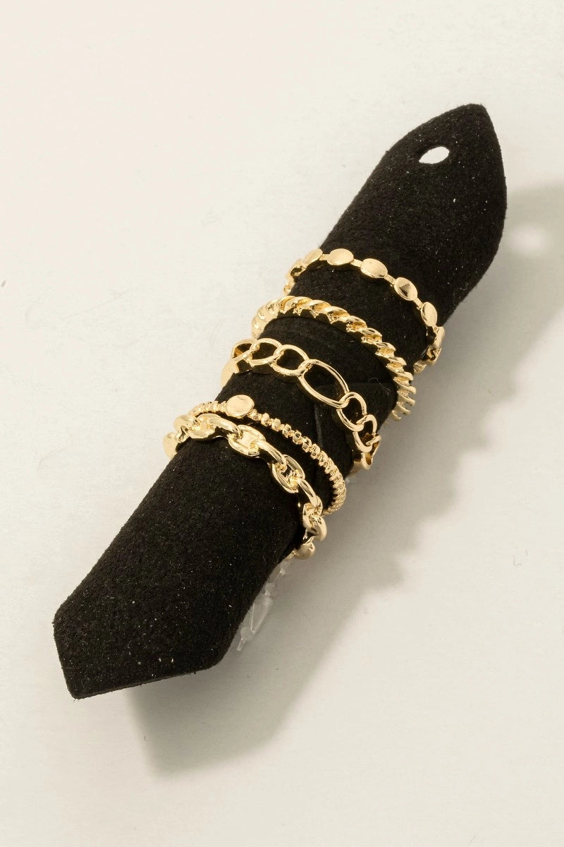 Sarah Ring Set-Gold