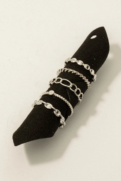 Sarah Ring Set-Silver