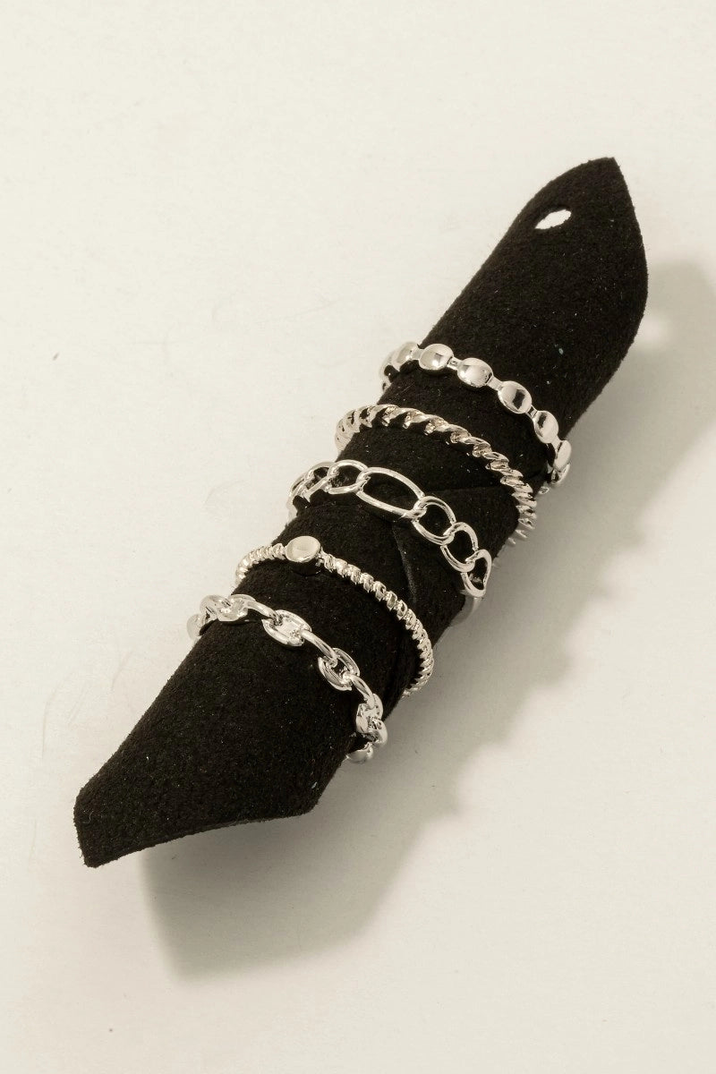 Sarah Ring Set-Silver