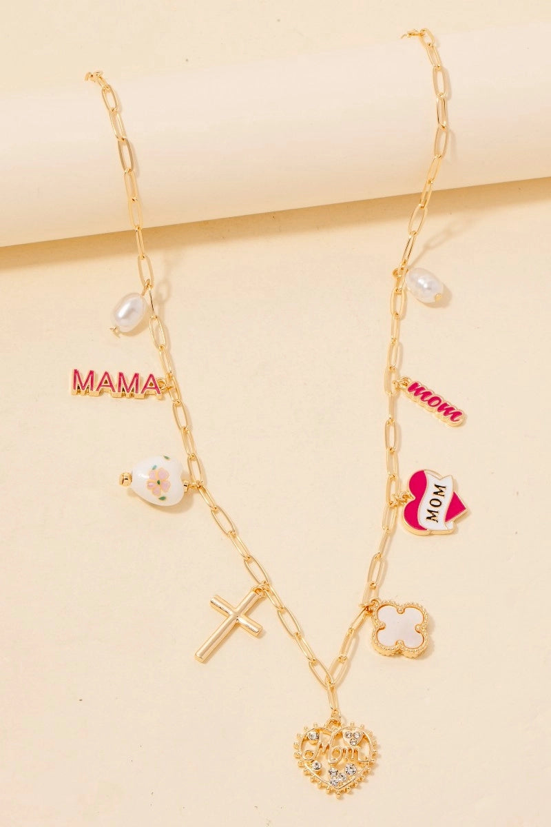 Mom Charm Necklace