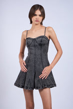 Kimberly Denim Dress-Black
