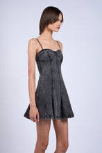 Kimberly Denim Dress-Black
