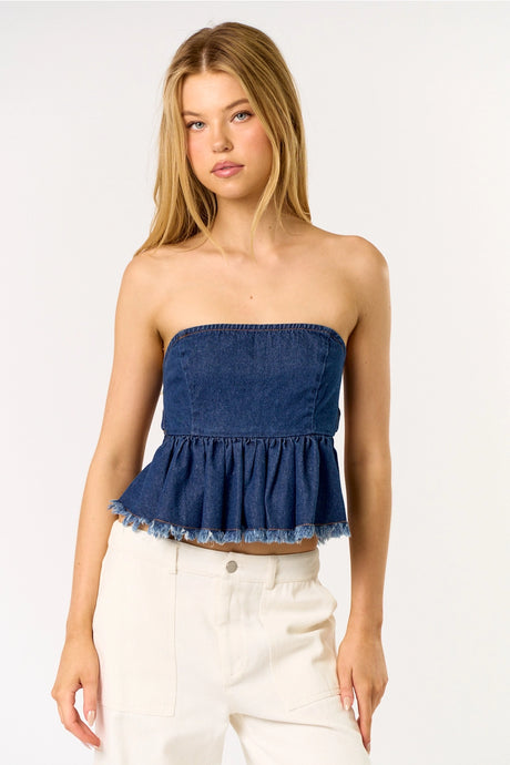 Layla Denim Top