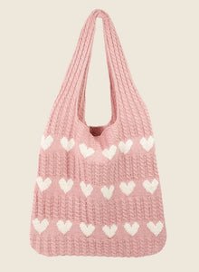 Heart Crochet Bag