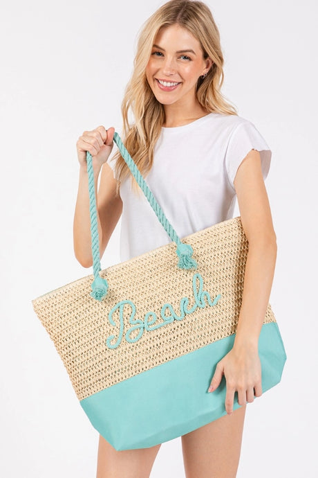 Beach Braided Tote