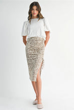 Marisol Midi Skirt-Taupe