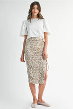 Marisol Midi Skirt-Taupe
