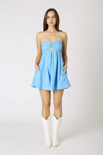 Andrea Mini Dress-Blue