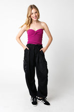 Laken Top-Magenta