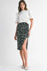 Marisol Midi Skirt-Green