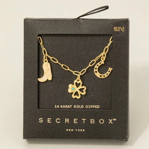 Western Charm Necklace-Gold
