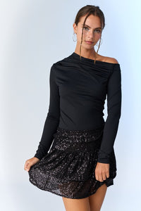 Cynthia Top-Black