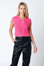 Monroe Sweater Top-Pink