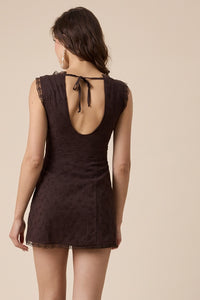 Misty Dress-Brown