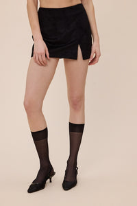 Katie Suede Skirt