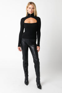 FINAL SALE Zetta Sweater-Black