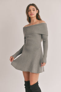 Cheri Dress-Grey