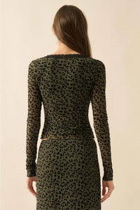 Lori Leopard Top
