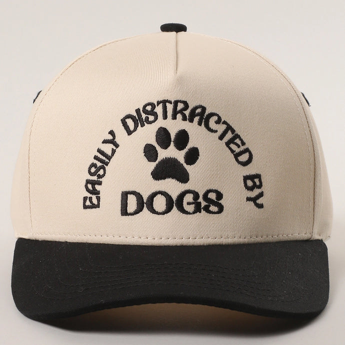 Easily Distracted Hat-Black