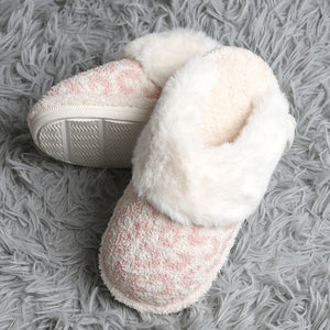 Leopard Fur Slippers