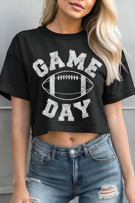 Game Day Cropped Tee