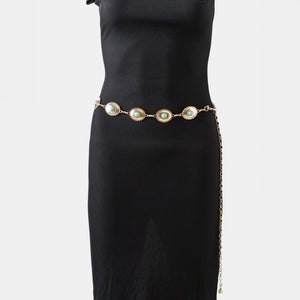 Kelly Chain Belt-Gold