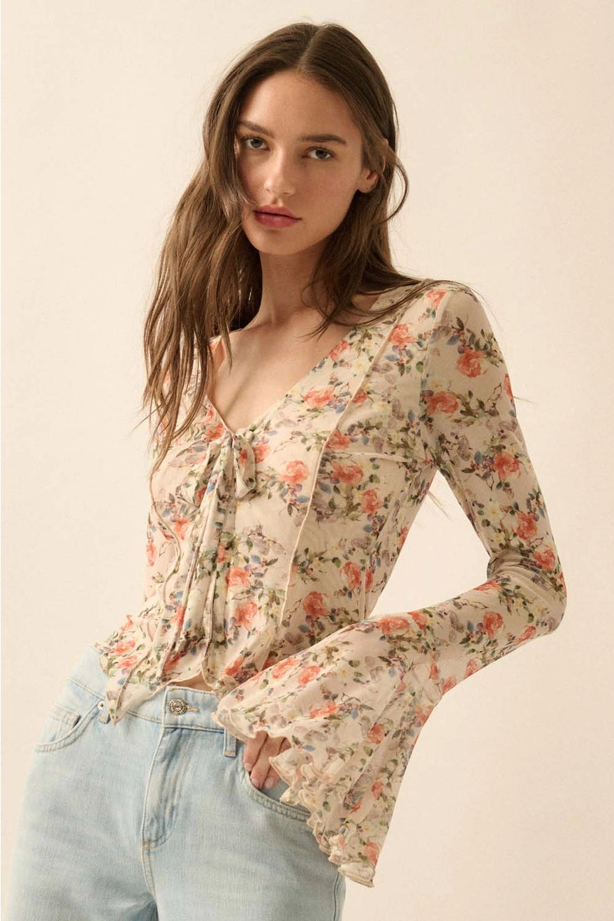 Malia Floral Top