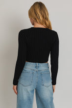 Terry Sweater-Black