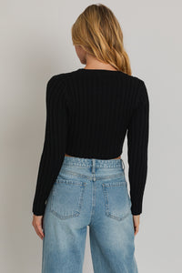 Terry Sweater-Black