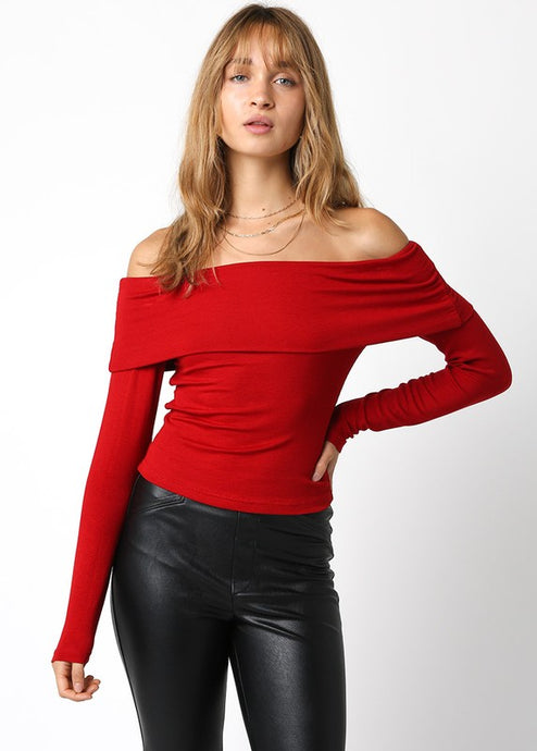 FINAL SALE Rebecca Top-Ruby